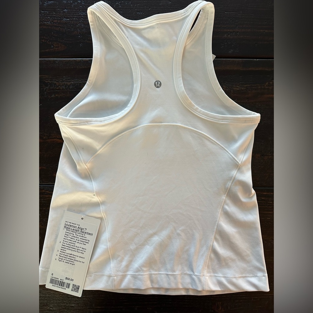 Lululemon racer back tank size 6